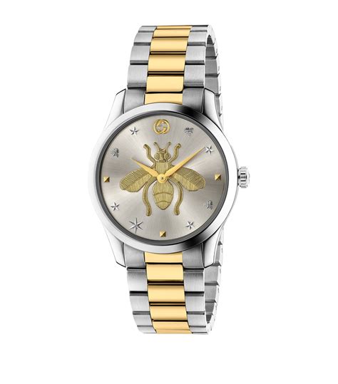 gucci watches bee|Gucci g timeless bee watch.